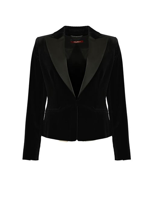 Giacca smoking Eolie in velluto MAX MARA STUDIO | 2526046014600007